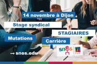 Stage spécial stagiaires : 14 novembre à Dijon
