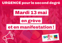 Journée de grève pour la Fonction Publique le 13 mai.