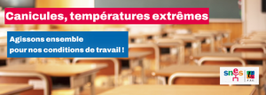 Canicules, températures extrêmes