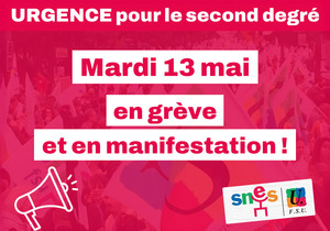 Journée de grève pour la Fonction Publique le 13 mai.