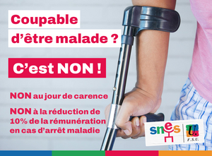 10% sur les arrêts maladie, 100% de mépris !