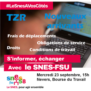 23 septembre : Accueil des TZR et Nouveaux arrivants
