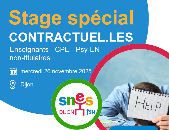 Stage Non Titulaire : 26 novembre 2025