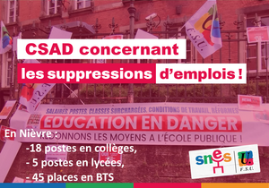 CSAD : effectifs sous-évalués, et mode de calcul non explicité.